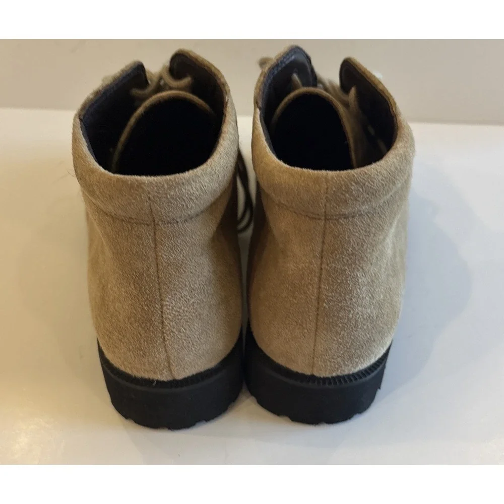 L.L.BEAN Leather Suede BOOTS OHN5904 Shoes Womens 8.5 M TAN